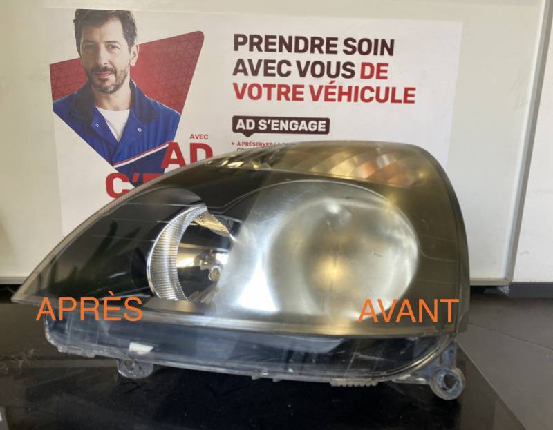 RENOVATION PHARES AVANT/APRES A BORDEAUX